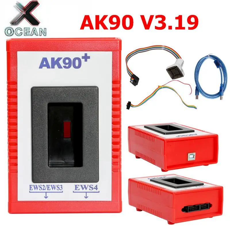 Последняя V3.19 AK90 для BMW + AK 90 ключевой программист инструмент всех моделей EWS АК