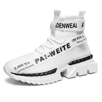 

Men White Sneakers Outdoor Sport Shoes Man Training Athletic Jogging Shoes G44