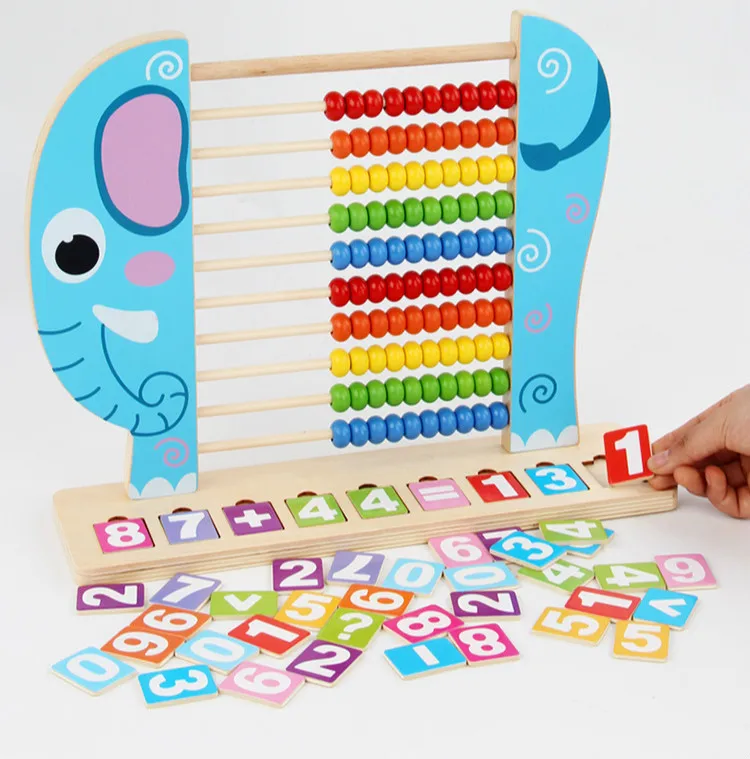 Детские деревянные Abacus Развивающие игрушки Diy арифметические вычисления Монтессори Обучающие Детские игрушки детские дошкольные игрушки