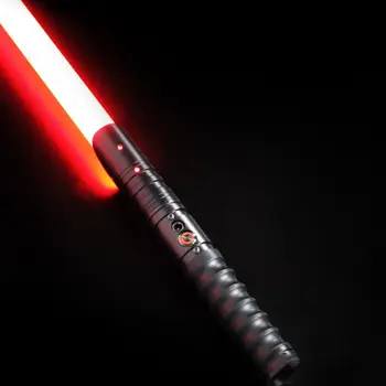 

Lightsaber 12 Watts RGB LED Color Changing 9 sets soundfonts Heavy Dueling Sensitive High Light Sabers Toys Halloween Gift