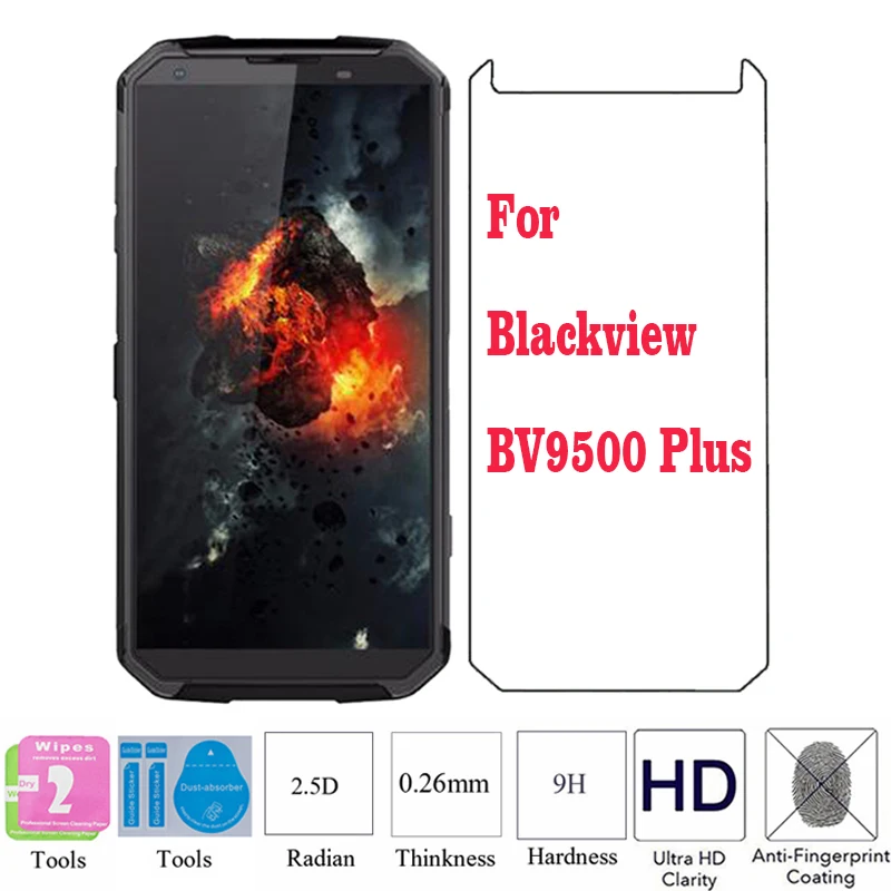 100% оригинальное закаленное стекло для Blackview BV9500 Plus защитная пленка 9H Защита