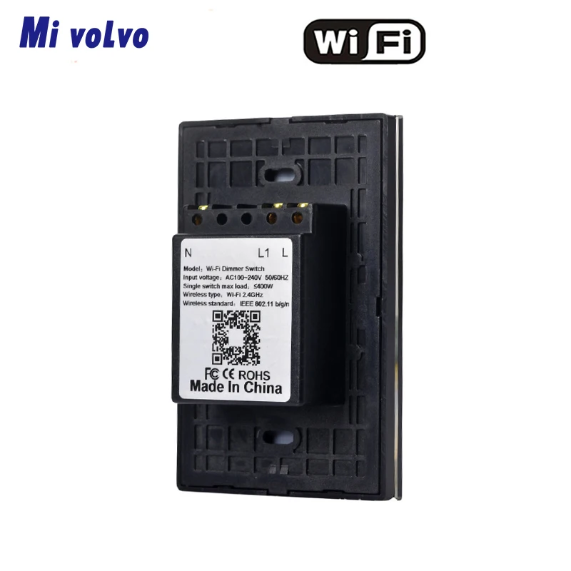 Умный сенсорный выключатель Mivolvo с регулировкой яркости дистанционное