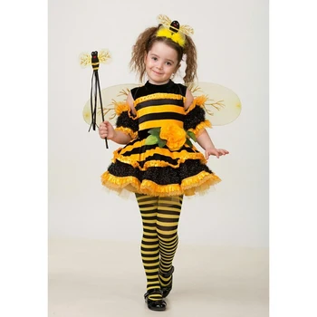 

Carnival costume "Bee", velor, size 32, height 122 cm