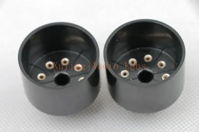 1pcs Amptata 8pin Tube Socket Octal Gold EL34 6SN7 - Foto 3