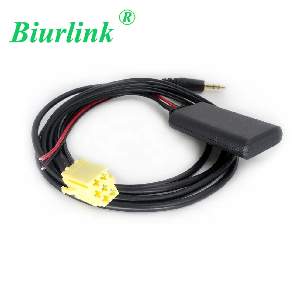 6Pin Biurlink Per Blaupunkt Car Stereo Aux In Senza Fili Di Bluetooth Music Receiver E 3.5Mm Cavo Audio Per Fiat Bravo Panda Punto