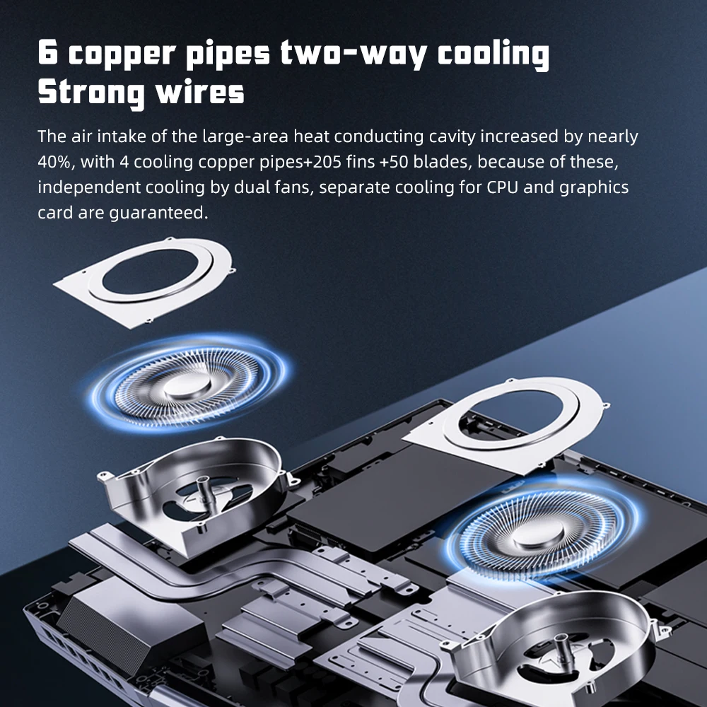 Ordenador portátil para videojuegos, computadora con procesador Intel Core i5 9400 + GTX1050 TI, pantalla FHD de 17,3 pulgadas, 16G, 512GB/1TB, SSD, Windows 10, GBook G17 - Imagen 5