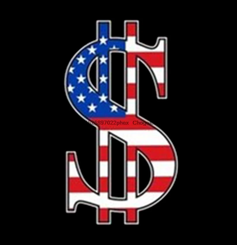 Доллар США знак американские деньги Отечественной забавная футболка | Мужская