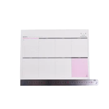 

1PC A4 Schedule Organizer Check List Week Planner Sticker Sticky Note Memo Pad List Sticky Student Child Kids Stationery