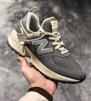 

Original New Balance Men/Women MS574 Do Old Clunky Shoes NB574 V2 Jogging Height Increasing Vintage Comfort Outdoor Sneakers