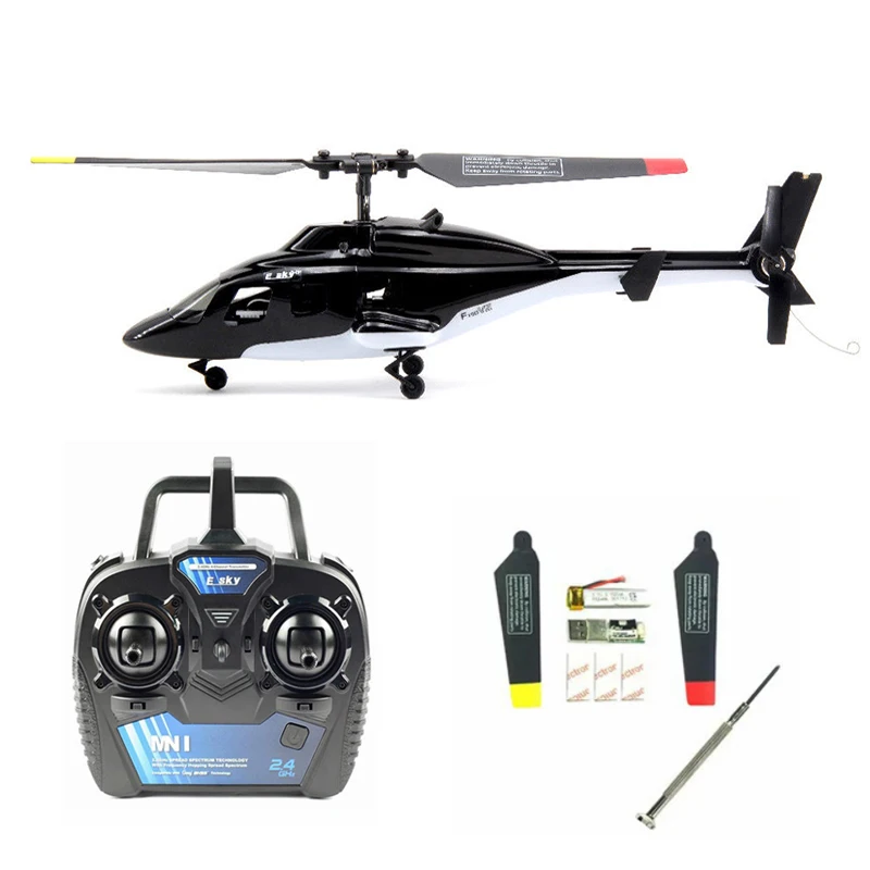 ESKY F150 V2 5CH 2 4G AHSS 6 оси гироскопа Flybarless Системы двойной скорость черный модель