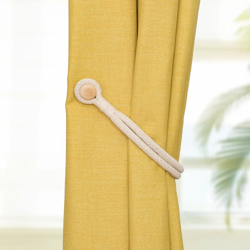 

Curtain Bandage Minimalist Modern Curtain Hanging Rope Hook Creative Magnet Curtain Buckle Bedroom Tied Curtain of Accessories