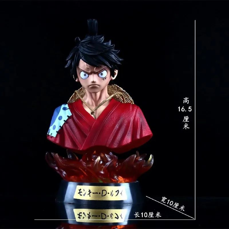 One Piece Monkey D Luffy Anime Figures Bust Model Toys 7 Colors Remote Control Toy Action LED Figurals Collector Brinquedos 16cm One Piece Monkey D Luffy Anime Figures Bust Model Toys 7 Colors Remote Control Toy Action LED Figurals Collector Brinquedos 16cm