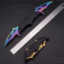 Нож летучая мышь 440C из нержавеющей стали, складные ножи, тактический походный инструмент для самозащиты, инструмент для выживания, охотничий Меч Karambit