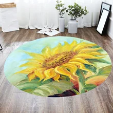 80x80 см зеленый Растительный круглый ковер напольные коврики войлочный пол коврик для гостиной