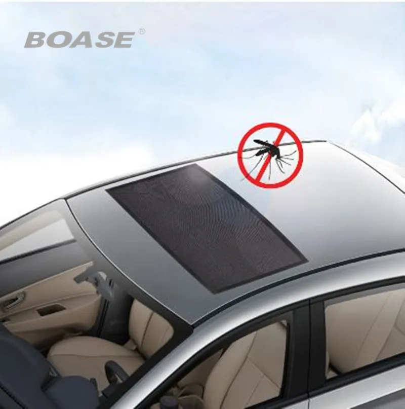 

Car Sunroof Front Rear Top Window Cover Sunshade Curtain UV Protection Shield Shade Visor Mesh Solar Mosquito Dust Protection