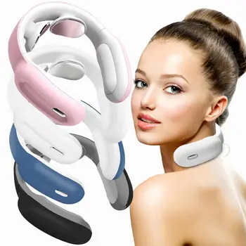 

Smart Neck and Shoulder EMS pulse Muscle Massager Trainer Relaxation Electric Pain Relief Tool Cervical Vertebra Physiotherapy