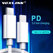 VOXLINK usb type-C кабель 18 Вт USB-C для iPhone зарядное устройство кабель type-C для iPhone x xs xr 8 Xiaomi mi8 samsung s8 s9 huawei