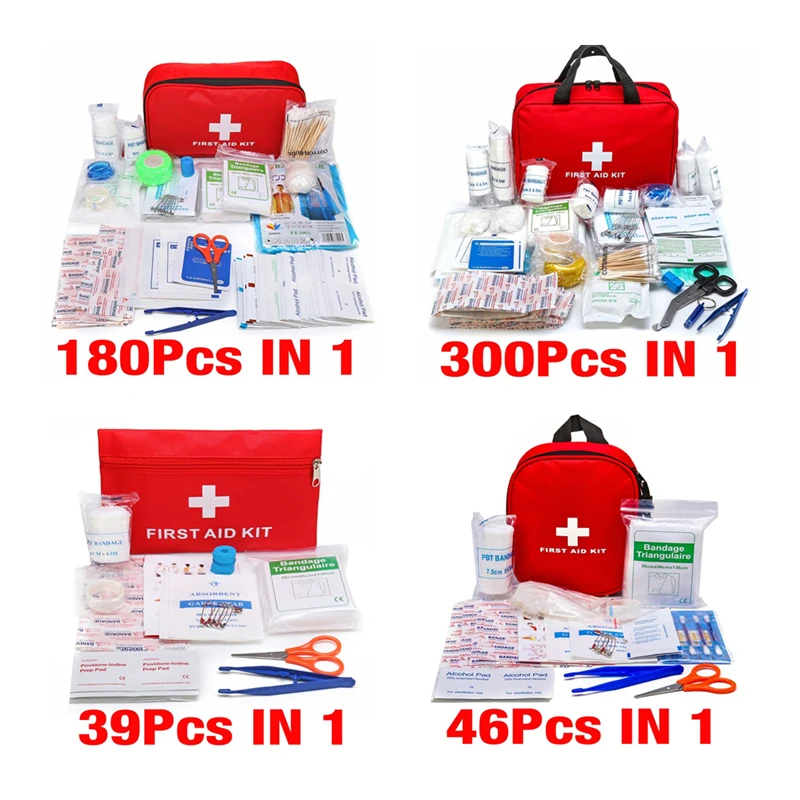 First Aid Kit with Outdoor Travel Portable Survival Kit