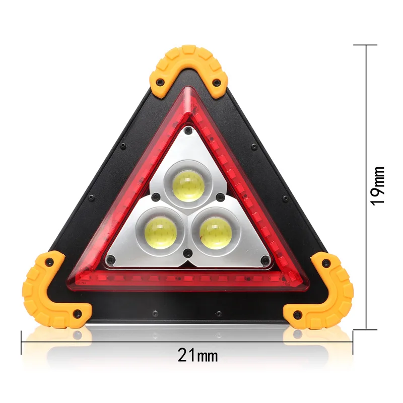 

car LEDTriangle warning light emergency light charging mode Emergency stop warning light