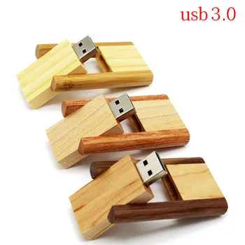 

TEXT ME 3 style Maple carbonized Walnut wood 360 rotate degree usb flash drive pendrive 4GB 8GB 16GB 32GB usb 3.0 LOGO print