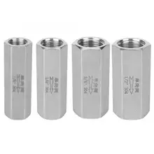 Шестигранная британская Внутренняя Трубная Цилиндрическая резьба из нержавеющей стали односторонний обратный пневмоклапан для соединение водопроводной трубы