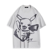 ファッションオルtシャツ男性服ストリートヒップホップトップスポケモンピカチュウ特大tシャツ男性韓国スタイルのカップルの服 Aliexpress メンズ服 ファッションオルtシャツ男性服ストリートヒップホップトップスポケモンピカチュウ特大tシャツ男性韓国スタイルのカップルの服 Aliexpress メンズ服