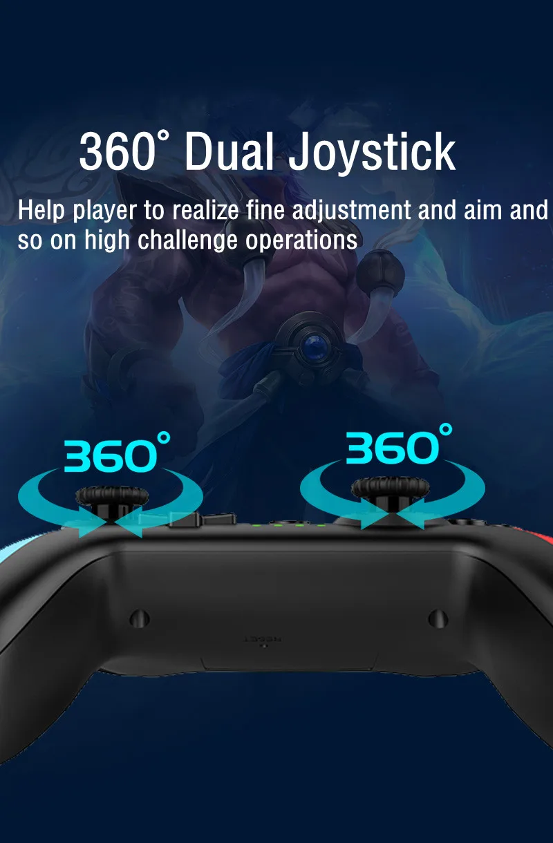 Bluetooth 2.4G Wireless Controller For Nintendo Switch Pro Smartphone PC TV Box Tablet PS3 Tesla Gamepad PC Joystick Controller
