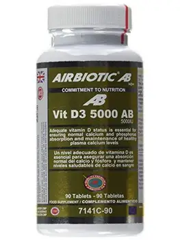 

Airbiotic AB Vit D3 AB 5.000 UI, vitamins, 90 tablets