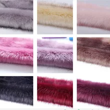 Высококачественный краситель из искусственного лисьего меха, ткань искусственный мех, войлочная ткань, материал шубы, 170 см* 92 см(один ярд)/шт