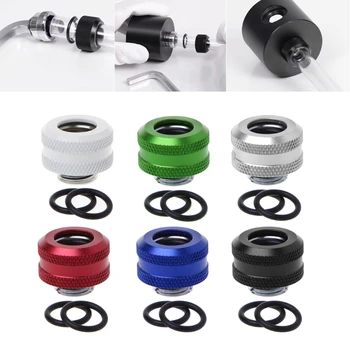 

OD 12mm Hard Tube Extender Fittings G1/4 Thread Rigid Tube Fittings Adapter