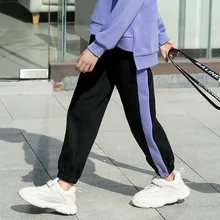 Г. Новые Осенние товары для мужчин и женщин, Детские гимнастические штаны Свободные повседневные спортивные штаны для больших мальчиков широкие брюки национальные тренды D