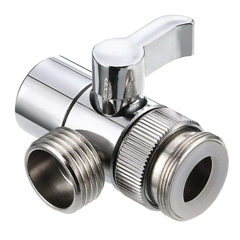 

Faucet Valve Diverter Sink Valve Water Tap Faucet Splitter Adapter Home Bathroom Kitchen Diverter