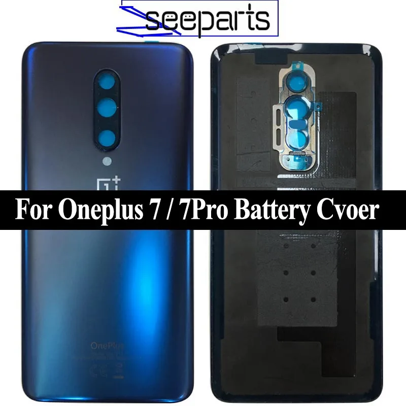 Оригинальный чехол для задней панели OnePlus 7 Pro запасные части oneplus pro задняя крышка