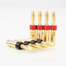 

20pcs Audiocrast B834G Gold-Plated UST Banana Plugs 4mm Banana Plug For Video Speaker Adapter DIY Audio Line Connector