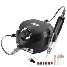 Электрические сверла для ногтей, 30000 об/мин, набор, электрическая дрель для ногтей, электрическая пилка для ногтей, шлифовальный станок, полировщик, набор инструментов для дизайна ногтей