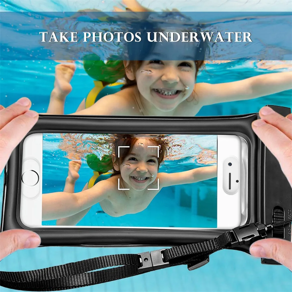 

Waterproof Phone Case Universal Waterproof Bag Cases For Swimming Water Protective Underwater Photography Covers#20/
