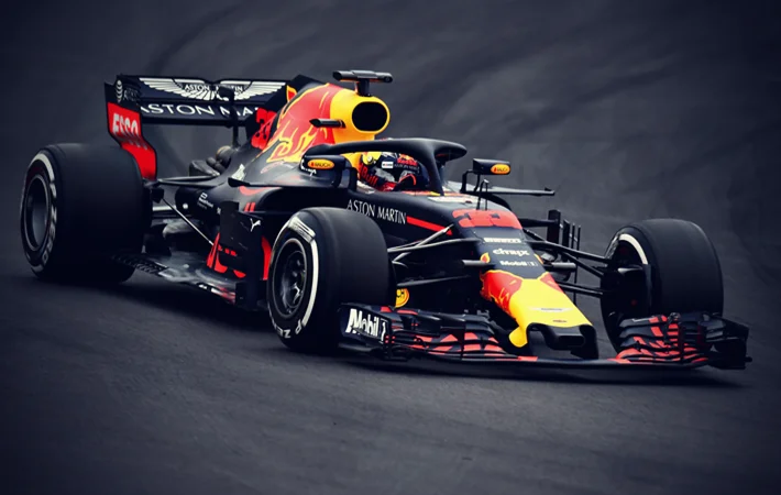 Алмазная картина Max red bull racing Verstappen полная дрель 5d Вышивка крестиком мозаичная картина с круглыми стразами алмазами вышивка - Цвет: Красный