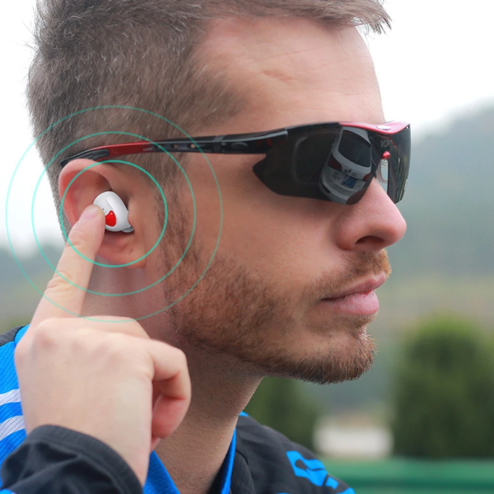 Tw20 Мини Bluetooth V5.0 Беспроводной Бизнес hi-fi звук Шум снижение спортивные наушники с зарядный чехол