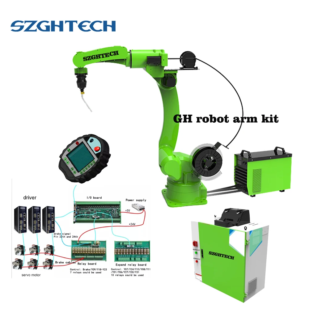 

China robot arm price 6 Axis MIG Welding Robot cnc robot welding machine