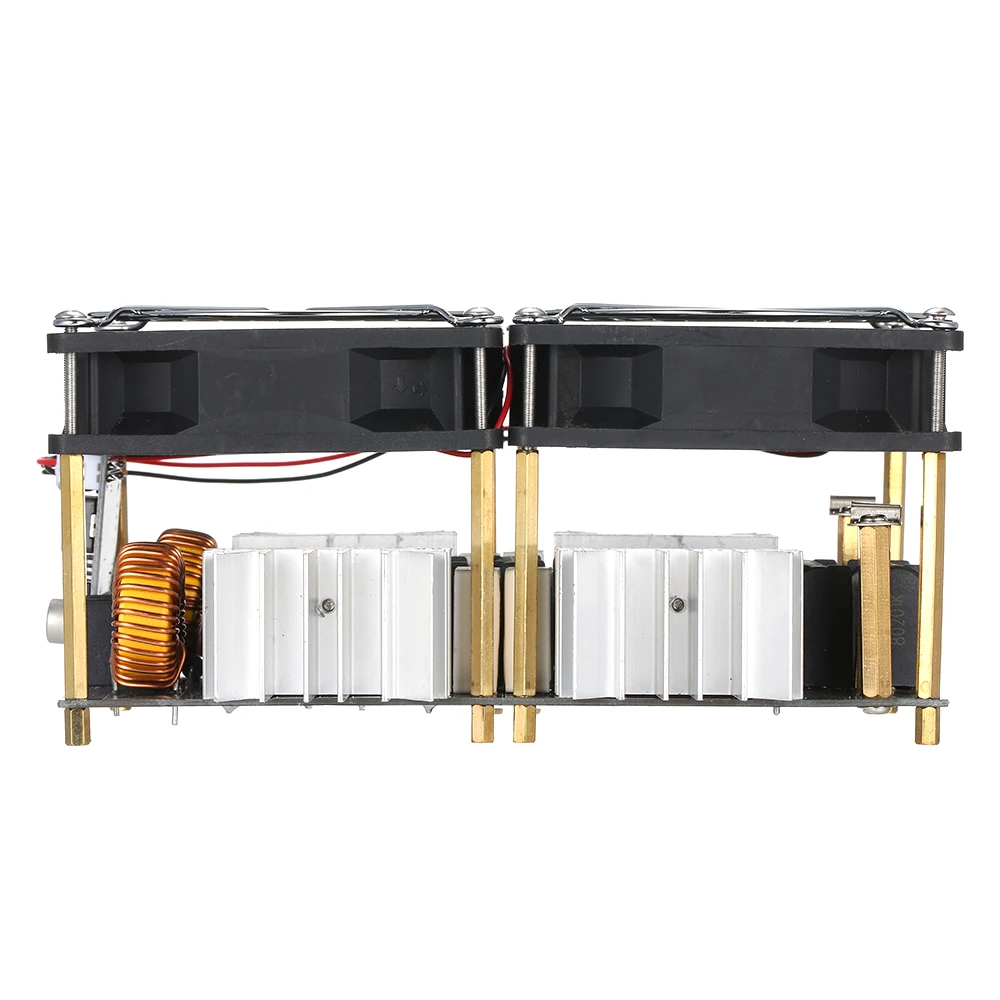 

New 1800W 40A 12V-48V ZVS Induction Heating Board Module DIY Flyback Driver Heater Good Heat Dissipation with Coil Accessories