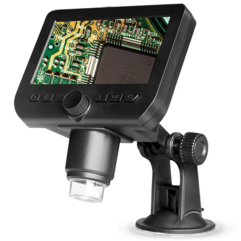 2MP 1000X портативный 4,3 дюймовый ЖК-USB Цифровой Регулируемый Wi-Fi микроскоп с 8 светодиодами поддержка ТВ и ПК Подключение Android IOS