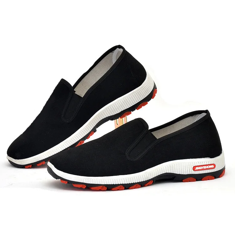 

New Style Summer MEN'S SHOES Breathable Trend Lazy Spring And Autumn Slip-on Canvas Peas Trendy Shoes Casual Old Beijing Cloth S