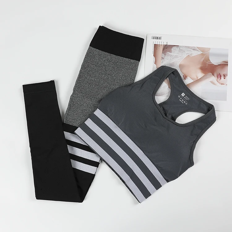 Женский спортивный комплект для фитнеса, спортивный костюм, бесшовная дышащая быстросохнущая одежда для занятий йогой
