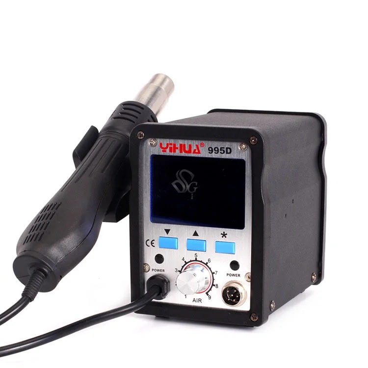 

110V/220V 2 In 1 Soldering Station 995d Hot Air Gun Soldering Iron Motherboard Desoldering Welding Repair