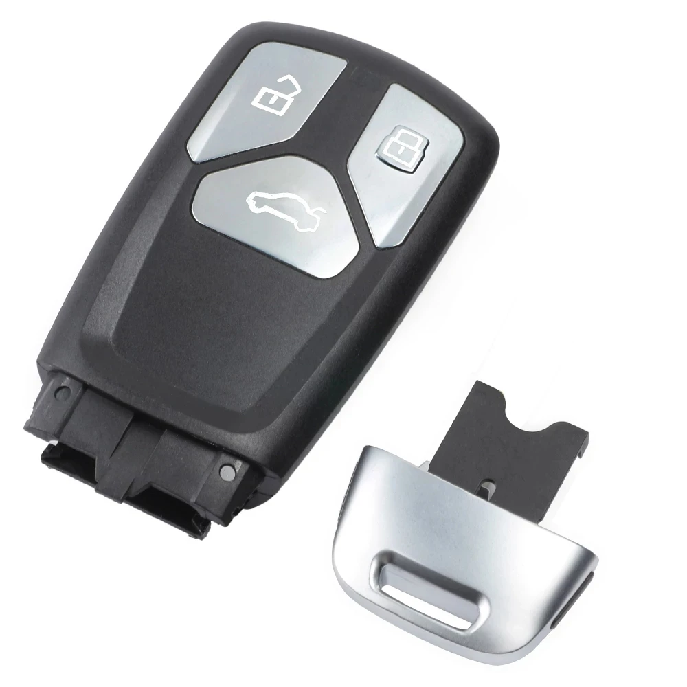 KEYECU SMART REMOTE CAR KEY FOB 3 BUTTONS 433MHZ FOR AUDI TT A4 A5 Q5 Q7 S5 SQ5 2016 2017 2018 2019 P/N: 4M0959754AJ 4M0959754T