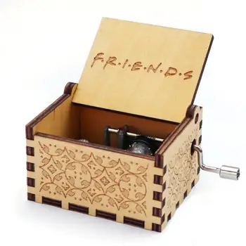 

Engrave Handmade FRIENDS Wooden Music Box La Casa de Papel Print Birthday Gift For Christmas,Daughter,Birthday Gifts for Lovers