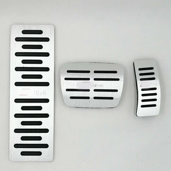 

Stainless Steel Throttle Brake Pedal, Anti-skid Pedal for Car Interior, Suitable for Audi A4L/A5/A6L/A7/A8L/Q5/Q7