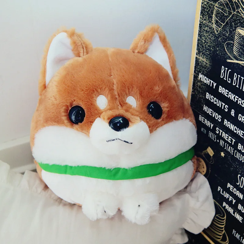 Kawaii Шиба ину собака плюшевая игрушка животное собака плюшевая кукла подушка украшение дома подарок для детей