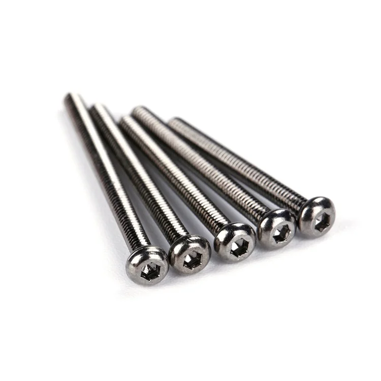 20PCS 10.9 Nickel Plated Semicircular Head Inner Hexagon M2 Screws for RC Drone FPV Racing Freestyle Frame Kits Model Tools 11