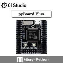 01 estúdio pyboard mais micropython stm32 stm32f407vgt6 desenvolvimento demonstração placa de programação embutida